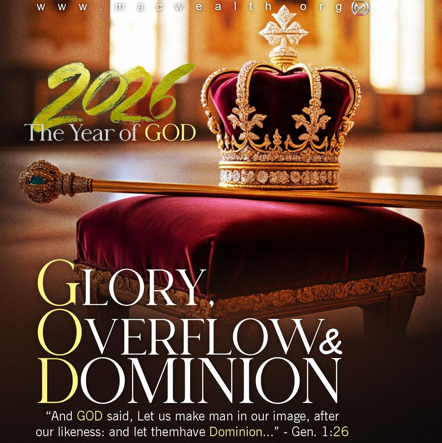 Yearly theme flyer / declaration visual